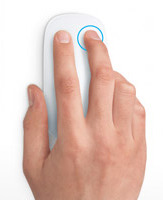 2本指を使ったツーボタン式マウスとして機能