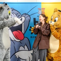 百田夏菜子、「トムとジェリー」愛アピール！「誕生85周年記念」展示会