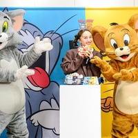 百田夏菜子、「トムとジェリー」愛アピール！「誕生85周年記念」展示会