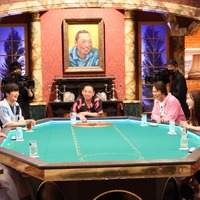 左手前から時計回りに）なえなの、梅沢富美男、バカリズム、大悟、狩野英孝、本田望結、おいでやす小田（C）フジテレビ