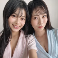 龍本弥生と板垣心和（写真は板垣心和の公式Xから）※所属事務所に掲載許諾をもらってます