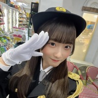 SKE48・池田楓、凛々しくもキュートに敬礼！ 自身の地元で一日警察署長に 画像