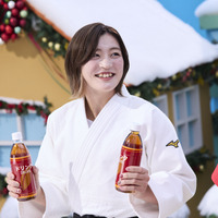 松山ケンイチ、角田夏実、早田ひなが出演するローソンの新TV CM「冬のハピとく祭」篇　メイキング写真