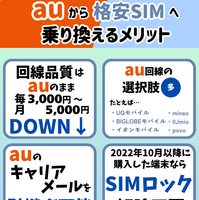 【auから格安simに乗り換え】おすすめはどこ？後悔しない手順をご紹介