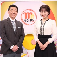 （左から）宮根誠司、藤本万梨乃フジテレビアナウンサー　（C）フジテレビ