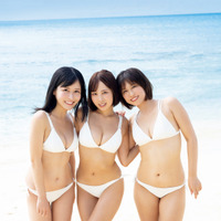 ミスFLASH2025（左から丸山りさ、葵成美、MAHO）（C）光文社／週刊FLASH 写真（C）木村哲夫