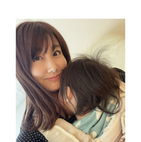 次女・萌歌（もか）ちゃんとの2ショット（写真は安めぐみの公式ブログから）