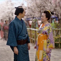 『べらぼう～蔦重栄華乃夢噺～』花魁・誰袖役の福原遥　（C）NHK