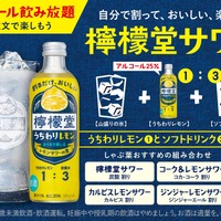 “檸檬堂×ドリンクバー”でオリジナルレモンサワーを作って楽しめる！