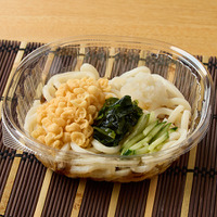 北海道産小麦の小麦粉使用　冷したぬきうどん／冷しぶっかけうどん（税込430円）