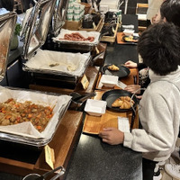スーパーホテル「モーニング子ども食堂」当日の様子