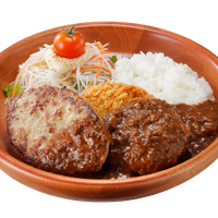メンチカツカリー&ハンバーグディッシュ