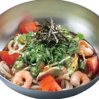 ねばとろサラダうどん（税込850円～950円）