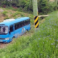 中学生ら24人を乗せた“体験学習バス”が事故…韓国・全羅南道で7人が軽傷
