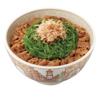 たっぷりめかぶ牛丼　（並盛）　730円