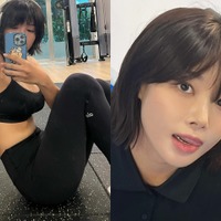 “ラケット破壊”の元カレも後悔？はち切れそうな健康美スタイル…ユビン、お座りテニスコートSHOT【PHOTO】