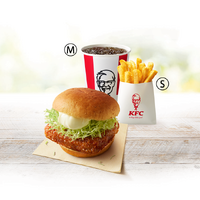 「和風チキンカツバーガーセット」…850 円