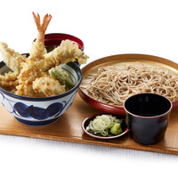 夏ご馳走天丼（小）藪そば（小うどん）セット　1,880円