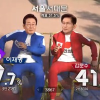 大統領候補がイカゲーム!? 韓国地上波3社の個性的すぎる開票速報、「数字だけ」じゃない“最新技術総力戦”