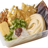 『梅おろしオクラうどん弁当』