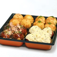 道頓堀 赤鬼「味くらべ(旨口ソース・岩塩・ダシしょうゆ・タルタルソース)」1,600円(各4個入)
