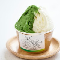 「ジェラートダブルサイズ(抹茶香碧・ミルク)」820円(1カップ)