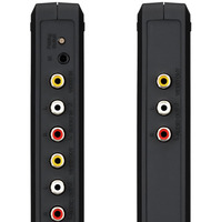 リア画像（左）送信機WL-TX100と（右）受信機WL-RX100