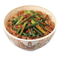 ニンニクの芽牛丼　(並盛) 690円