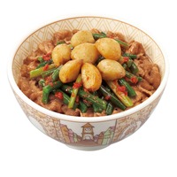 ダブルニンニク牛丼　(並盛) 760円