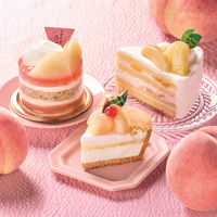 山梨県産白桃使用「ももケーキ」が本日発売！シャトレーゼから白桃スイーツ5種が登場 画像