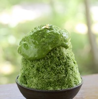 丹波産大納言小豆と宇治抹茶エスプーマ　1,760円(税込)