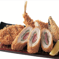 梅しそ巻とヒレ御膳