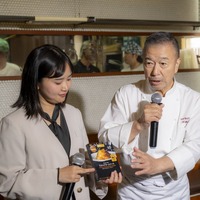 「予約でいっぱいの店 THE PREMIUM うにのクリームソース」発表会