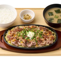 【お肉2倍】牛バターちゃんぽん焼定食　1,550円