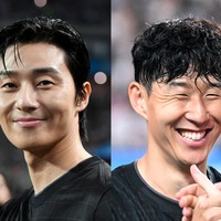 パク・ソジュン、親友ソン・フンミンと笑顔で握手→熱いハグまで…世界が目撃した“不変の友情”【写真多数】