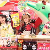 左から）ひまひま、まいきち、藤田ニコル(C)フジテレビ