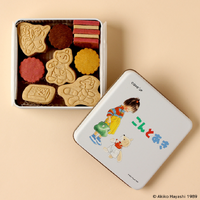 『こんとあき』クッキー缶　価格：3,301円（税込）©︎ Akiko Hayashi 1989