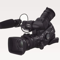 キヤノンHDビデオカメラレコーダー「XL H1」（HDビデオレンズ20×ズーム XL 5.4-108mm L IS II装着時）