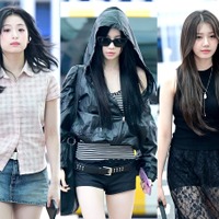 BABYMONSTER、誰もが振り返る“圧倒的オーラ”！個性溢れるファッションでカナダに出国【PHOTO】