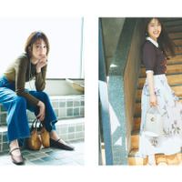 (写真左から)高梨臨、渋谷凪咲『andGIRL』秋号（C）DONUTS