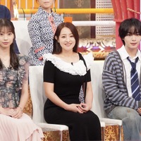 左から）牧野真莉愛、大沢あかね、大西流星『ホンマでっか！？TV』（C）フジテレビ