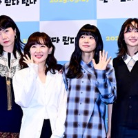 青春映画の名作『リンダ リンダ リンダ』の4人が韓国で再会！【独自写真】