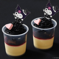 クロミのときめき♡プリンパフェ　780円（税込）© 2025 SANRIO CO., LTD. APPROVAL NO. L661186