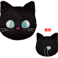 オリジナル黒ねこポーチ（サイズ：ヨコ 13cm×タテ 14cm）