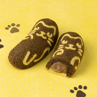 東京ばな奈ぶにゃんこ チョコバナナ味、「見ぃつけたっ」4個入 734円(本体価格680円)、8個入 1,350円(本体価格1,250円)