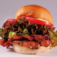 ＜じゃんぼ焼鳥バーガー　JUMBO YAKITORI BURGER＞￥1000