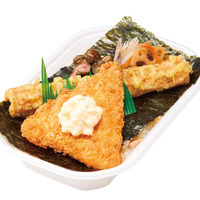 アジフライのりタル弁当：500円（税込）