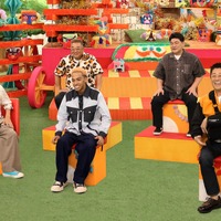上段左から）伊達みきお（サンドウィッチマン）、富澤たけし（サンドウィッチマン） 下段左から）髙橋海人（King ＆ Prince）、草間リチャード敬太（Aぇ! group）、坂上忍『坂上どうぶつ王国３時間SP』（C）フジテレビ