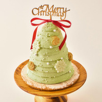 ピスタチオショコラのクリスマスツリーケーキ（直径約12㎝・高さ約15㎝）6,480円（送料込み・冷凍便）