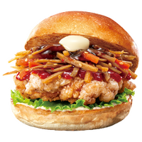旨辛鶏ごぼうバーガー　590円